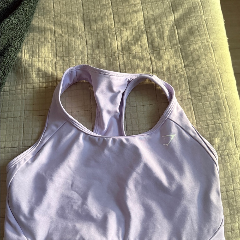 Gymshark Women's Light Purple One Piece Swimsuit